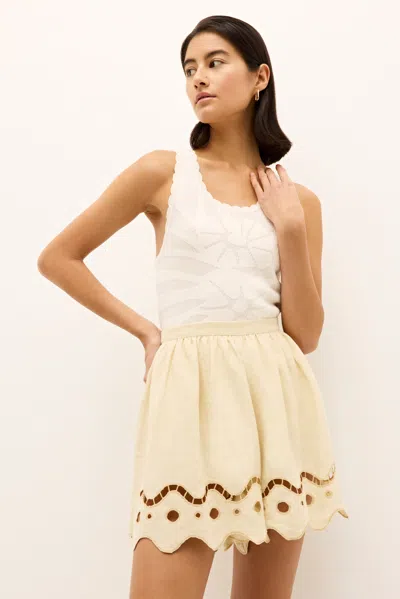 Marie Oliver Cleo Short In Neutral