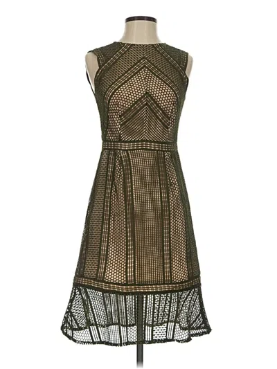 Pre-owned Marie Oliver Cocktail Dress In Brown