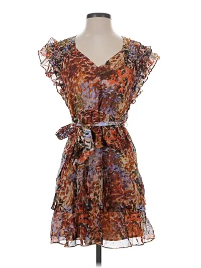 Pre-owned Marie Oliver Cocktail Dress In Brown