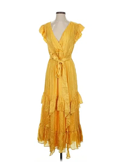 Pre-owned Marie Oliver Cocktail Dress In Yellow