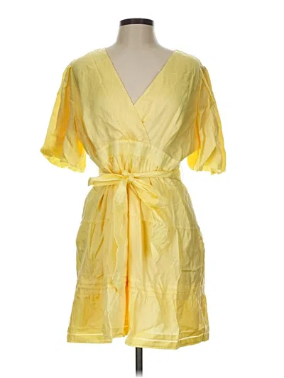 Pre-owned Marie Oliver Cocktail Dress In Yellow