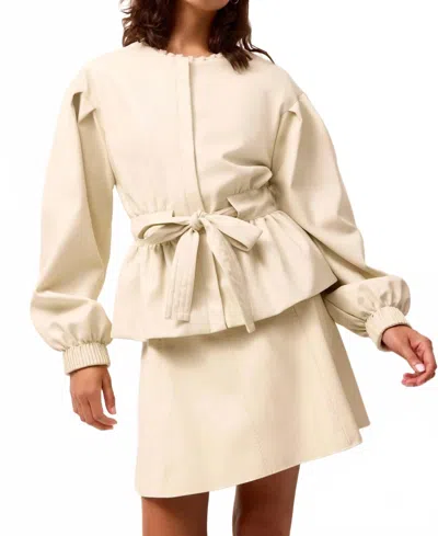 Marie Oliver Coco Jacket In Beige In Neutral