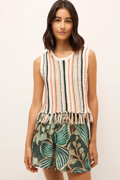 Marie Oliver Collins Tank In Primavera Stripe