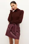 Marie Oliver Corgan Turtleneck In Bordeaux