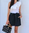 Marie Oliver Cori Short In Black In Black