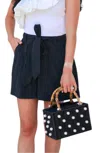Marie Oliver Cori Short In Black In Black