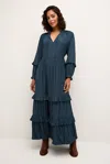 Marie Oliver Cove Dress In Space Blue