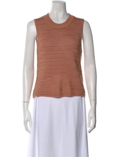 Pre-owned Marie Oliver Crew Neck Sweater In Orange