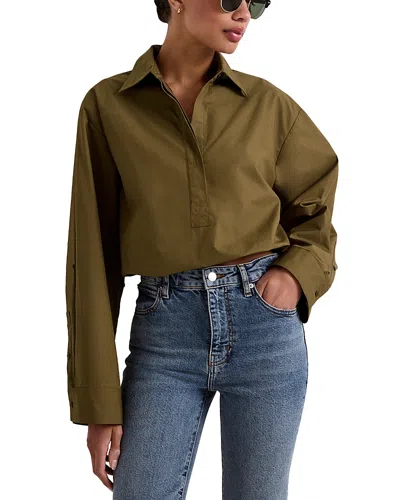 Marie Oliver Dallas Long-sleeve Polo Top In Brown