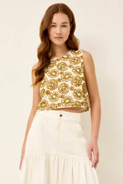 Marie Oliver Davis Top In Brown
