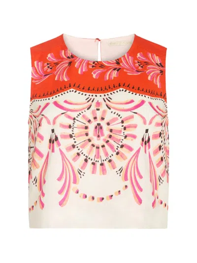 Marie Oliver Davis Top In Multi