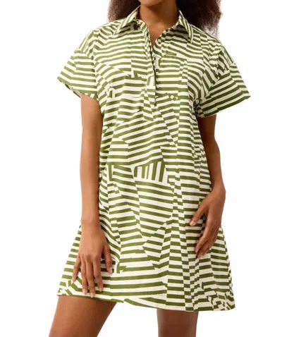Marie Oliver Dawson Mini Dress In Brolly In Green