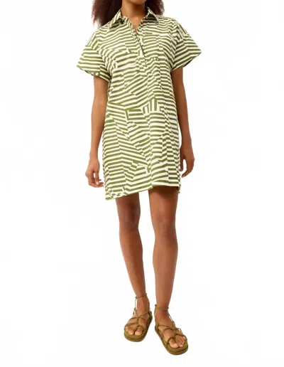 Marie Oliver Dawson Mini Dress In Brolly In Green