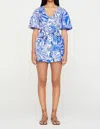 Marie Oliver Devin Romper In Radiance In Blue