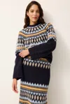 Marie Oliver Dion Patterned Sweater In Multi