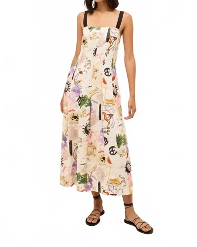 Marie Oliver Dixon Dress In Zodiac In Neutral