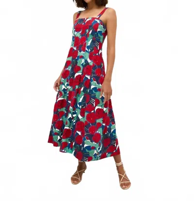Marie Oliver Dixon Midi Dress In Lilypad In Multi