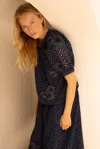Marie Oliver Doro Top In Indigo