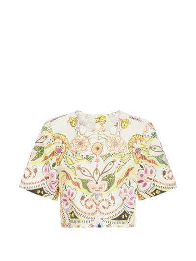 Marie Oliver Drew Floral Top In Multi