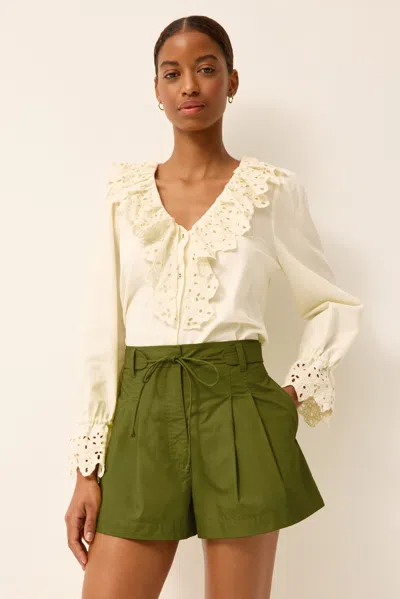 Marie Oliver Eden Blouse In Ivory