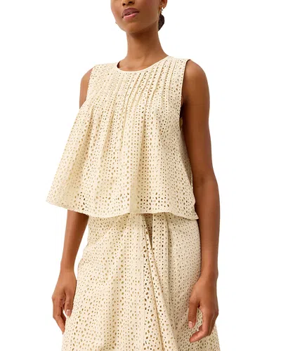 Marie Oliver Eletta Top In Dune In Neutral