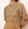 Marie Oliver Ellison Sweater In Luster In Beige