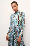 Marie Oliver Eloise Top In Agate Stone