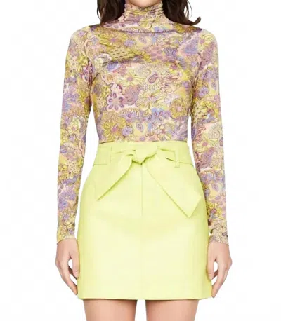 Marie Oliver Eloise Top In Meadow In Yellow