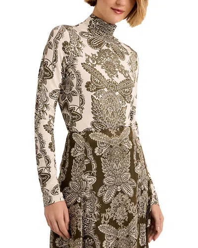 Marie Oliver Eloise Turtleneck Top In Multi