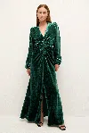 Marie Oliver Elsabeth Dress In Pine