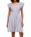 Marie Oliver Emilia Mini Dress In Dazzling Stripe In Multi