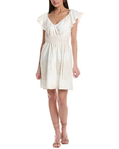 Marie Oliver Emilia Mini Dress In Neutral