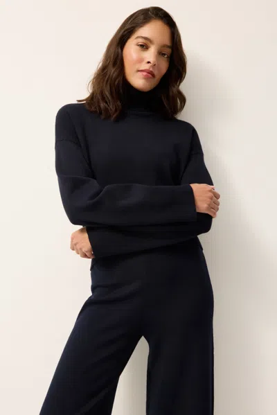 Marie Oliver Emmy Sweater In Navy In Blue