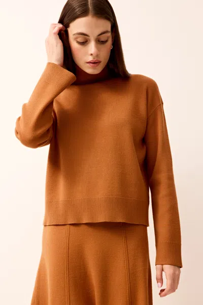 Marie Oliver Emmy Sweater In Brown