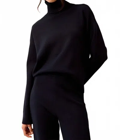 Marie Oliver Emmy Sweater In Navy In Blue