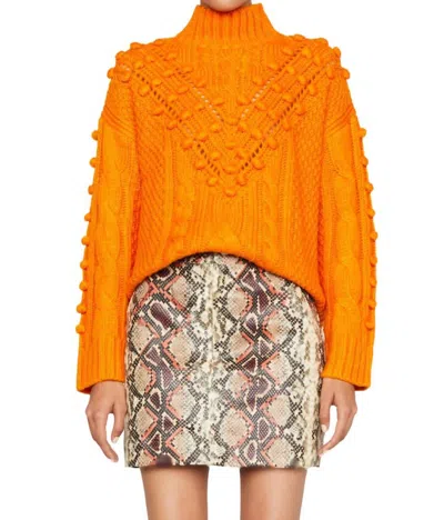 Marie Oliver Eris Sweater In Persimmon In Gold