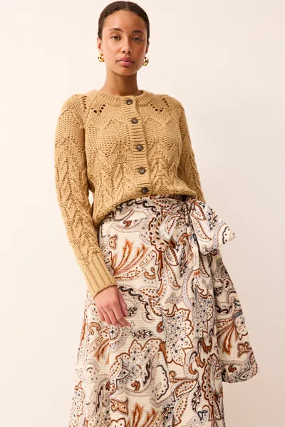 Marie Oliver Esme Cardigan In Brown