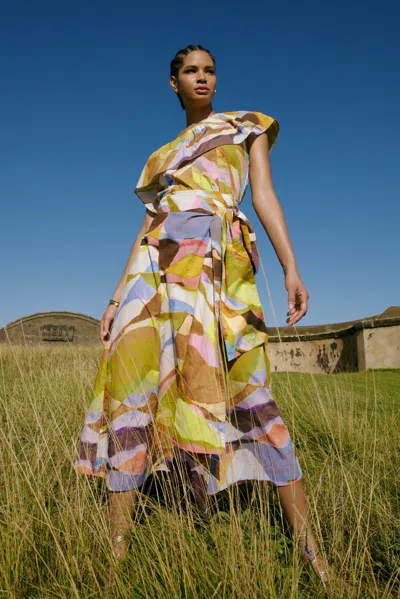 Marie Oliver Estine Wrap Skirt In Opalstone
