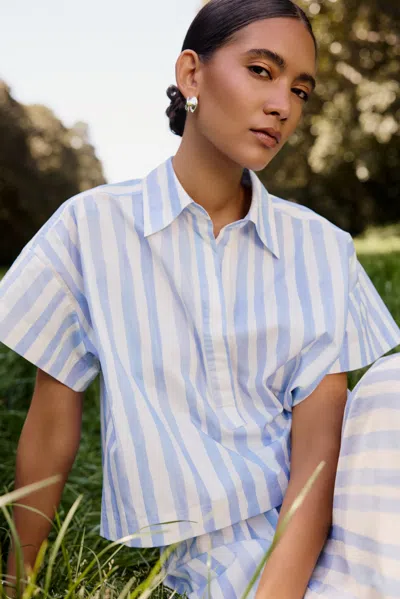 Marie Oliver Evelyn Top In Blue