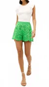 Marie Oliver Lucy Ribbed Off The Shoulder Top In Oyster In Green