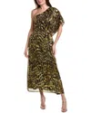 Marie Oliver Farrow Maxi Dress In Brown