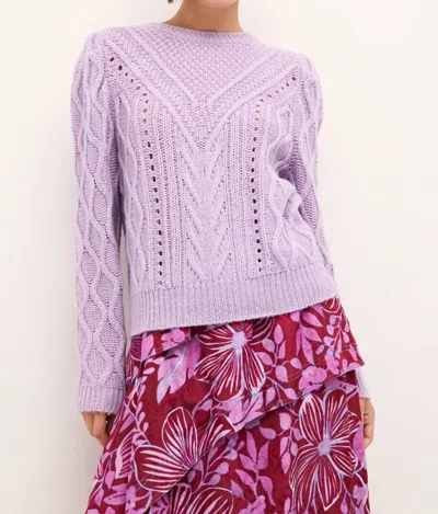 MARIE OLIVER FELICIA SWEATER IN LAVENDER