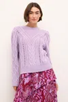 Marie Oliver Felicia Sweater In Lavender