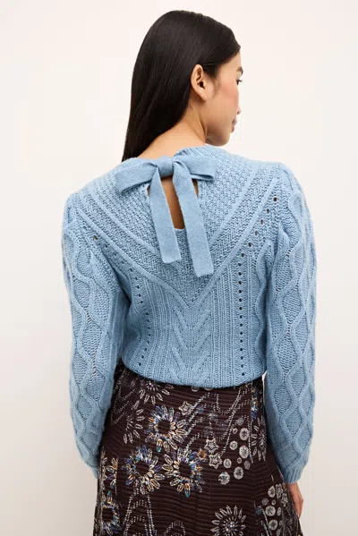 Marie Oliver Felicia Sweater In Soft Harbor