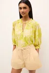 Marie Oliver Finley Top In Honeysuckle
