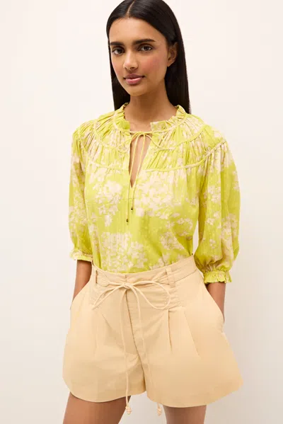 Marie Oliver Finley Top In Honeysuckle