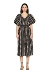 Shop Marie Oliver Foster Dress In Raven Rows In Black