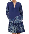 Marie Oliver Frannie Dress In Astra In Blue