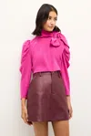 Marie Oliver Gabriella Blouse In Raspberry