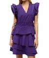 Marie Oliver Genette Dress In Petunia In Purple